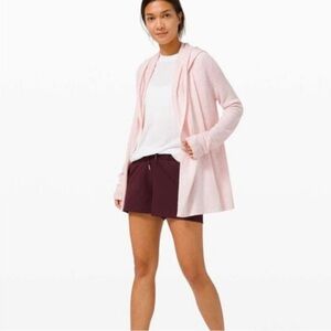 LULULEMON • Lululemon Sundown Sweater Wrap Heathered Ballet Slipper Pink